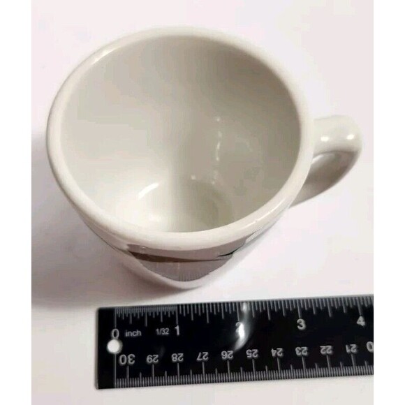 Vintage Jackson Custom China Mug Set Of Two White With Green & Brown flow  K9 - Picture 8 of 9